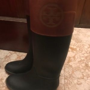 TORY BURCH CLASSIC RIDING RAINBOOTS SIZE 7W